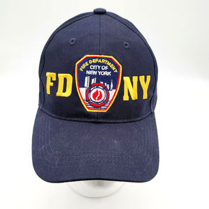 FDNY Men's Baseball Hat Cap Fire Dept New York City Officially Licensed